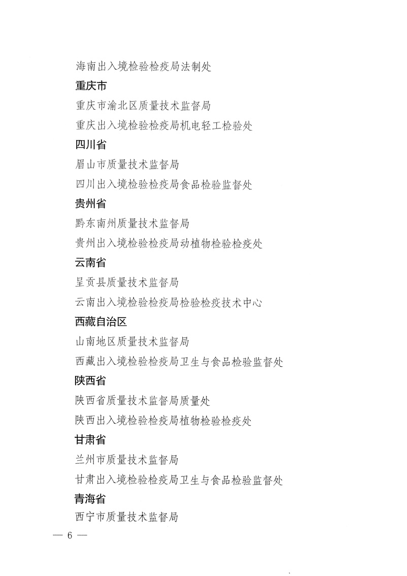 國家質(zhì)量監(jiān)督檢驗(yàn)檢疫總局《關(guān)于表彰全國質(zhì)檢系統(tǒng)&ldquo;質(zhì)量和安全年&rdquo;活動先進(jìn)單位和先進(jìn)個(gè)人的決定》